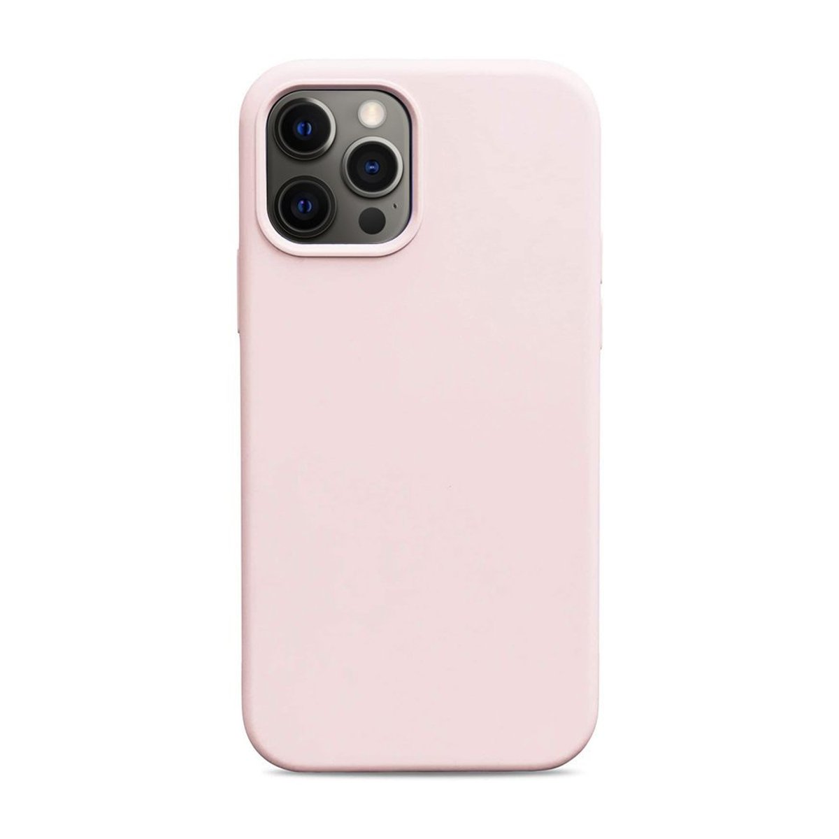 Coque silicone liquide iPhone 13 Pro Max rose, EVETANE