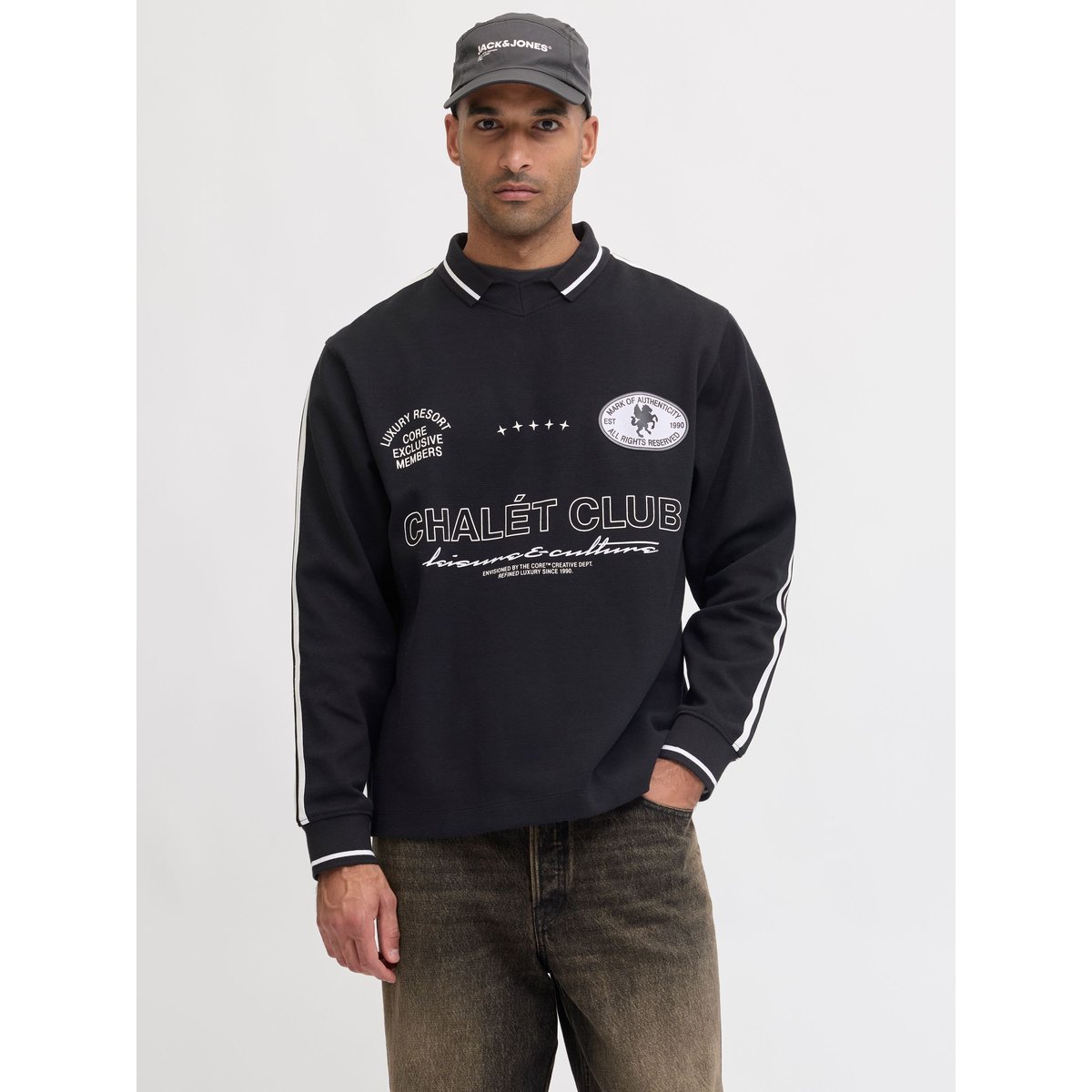 Sweat-Shirt noire - black, JACK & JONES