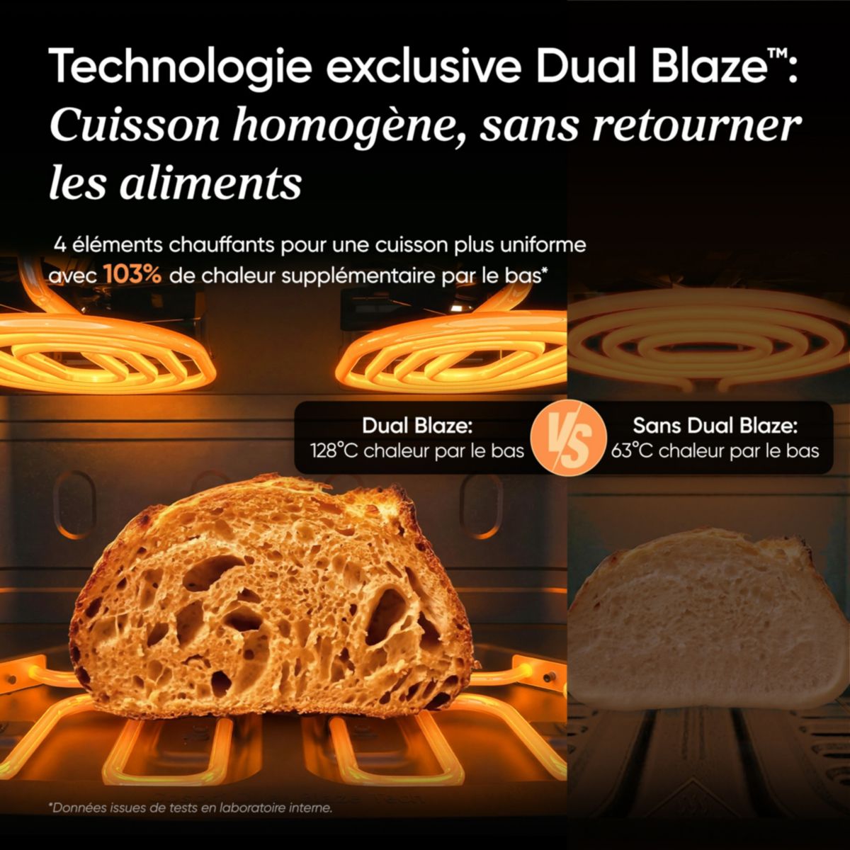 Friteuse sans huile Dual Blaze Twinfry Compact 8.6-L KAAPAFC couleur unique, COSORI
