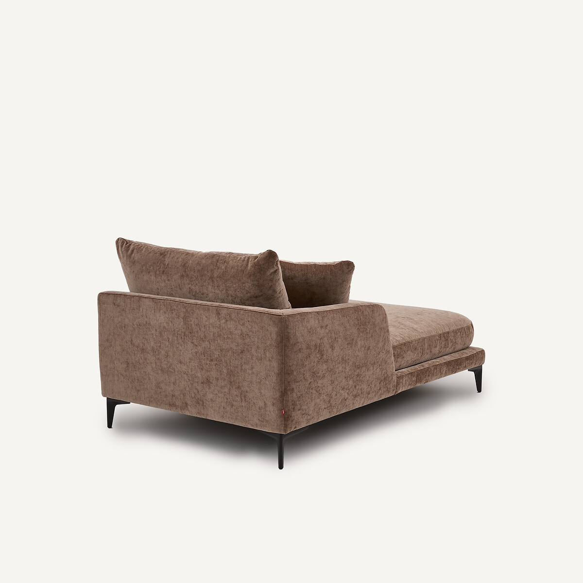 Chaiselongue aus Veloursmischgewebe, MODERNISTE, Design: Emmanuel Gallina café latte, AM.PM X EMMANUEL GALLINA