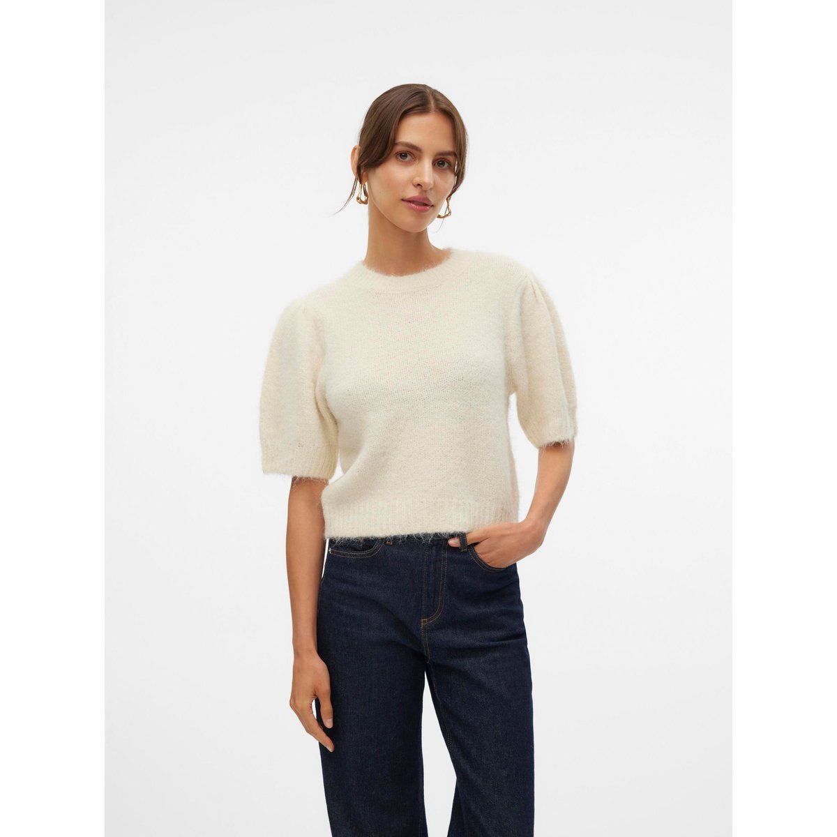 Pull En Maille birch, VERO MODA