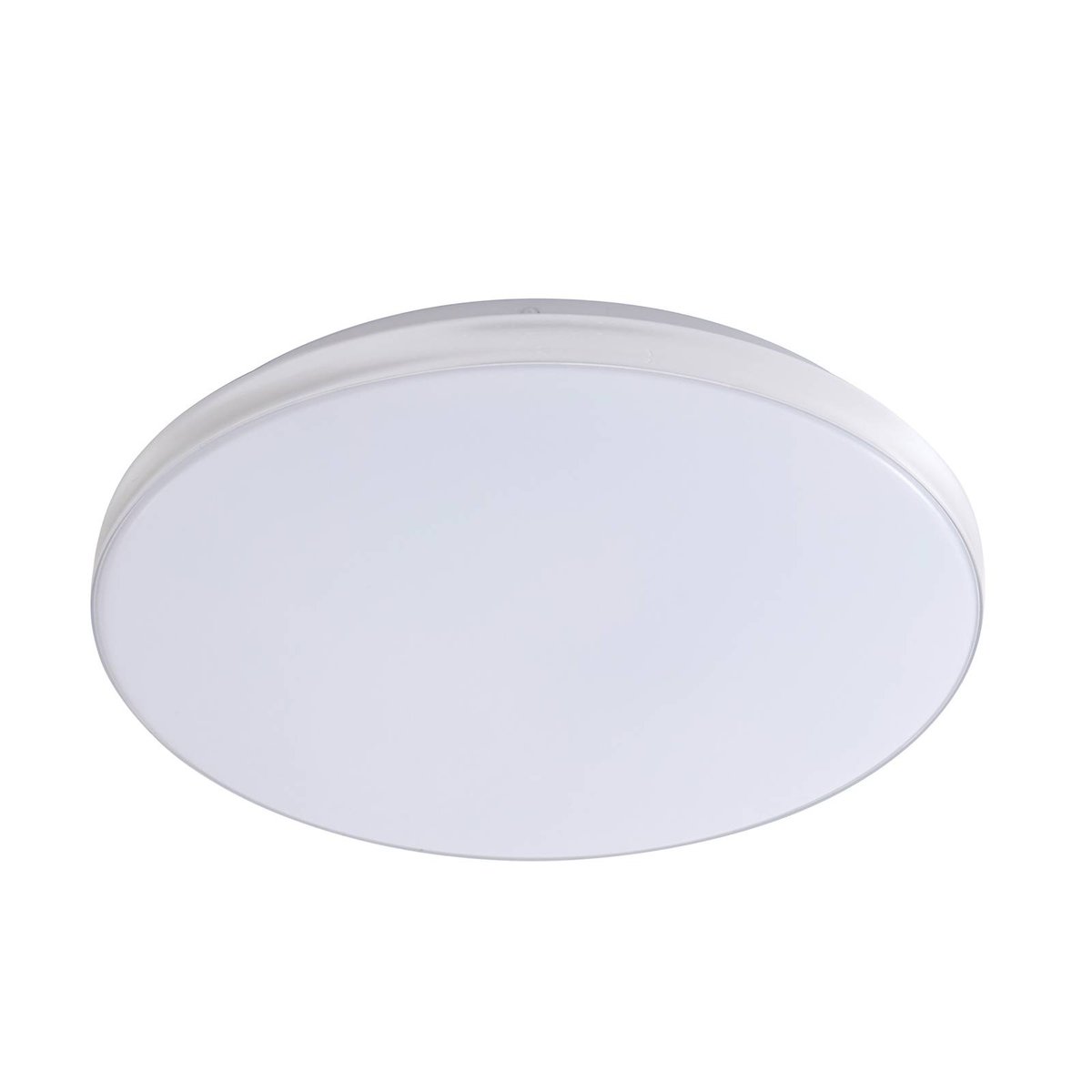 Plafonnier en métal moderneLED, Comora chrome, blanc, LINDBY