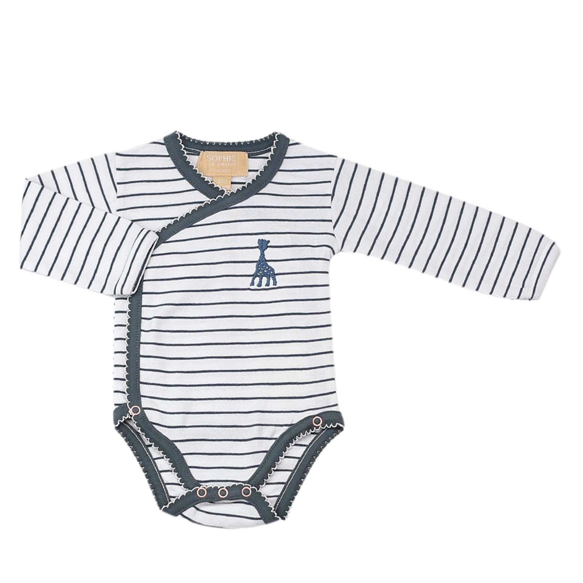 Body marinière Sophie La Girafe® azul, TROIS KILOS SEPT