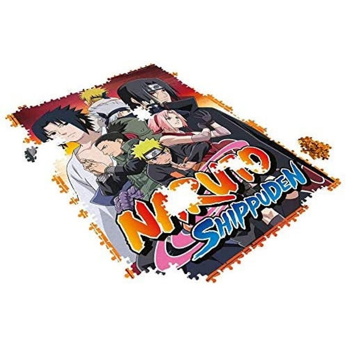 PUZZLE NARUTO SHIPPUDEN NINJAS DE KONOHA 500 PIECES couleur unique, WINNING MOVES