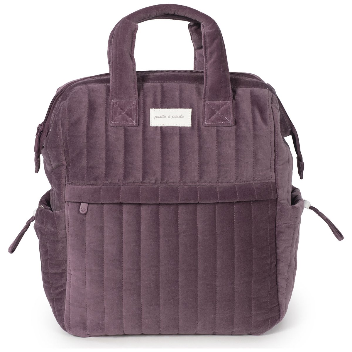 Sac à dos à langer mauve, PASITO A PASITO