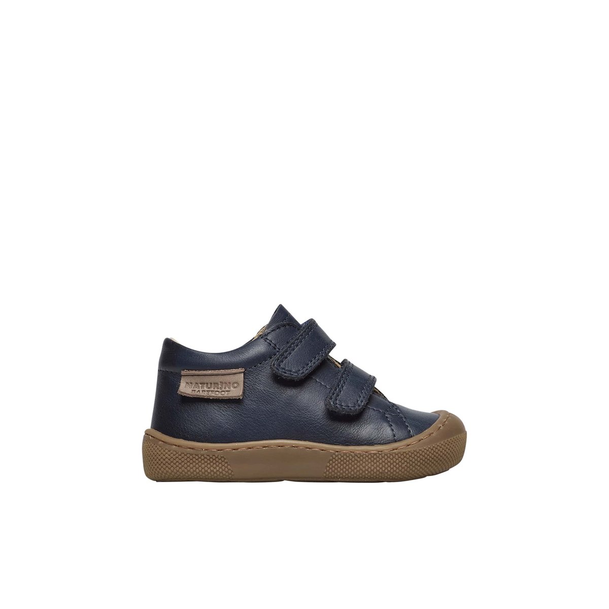 Chaussures barefoot en cuir AMUR VL marine, NATURINO