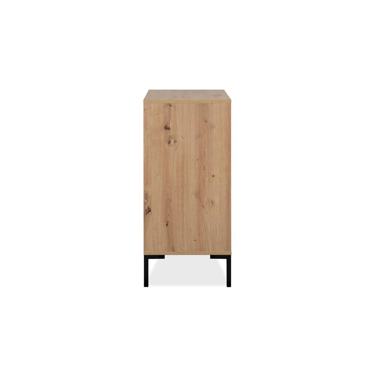 Meuble d'entrée décor bois 2 portes KARVI bois naturel, PIER IMPORT