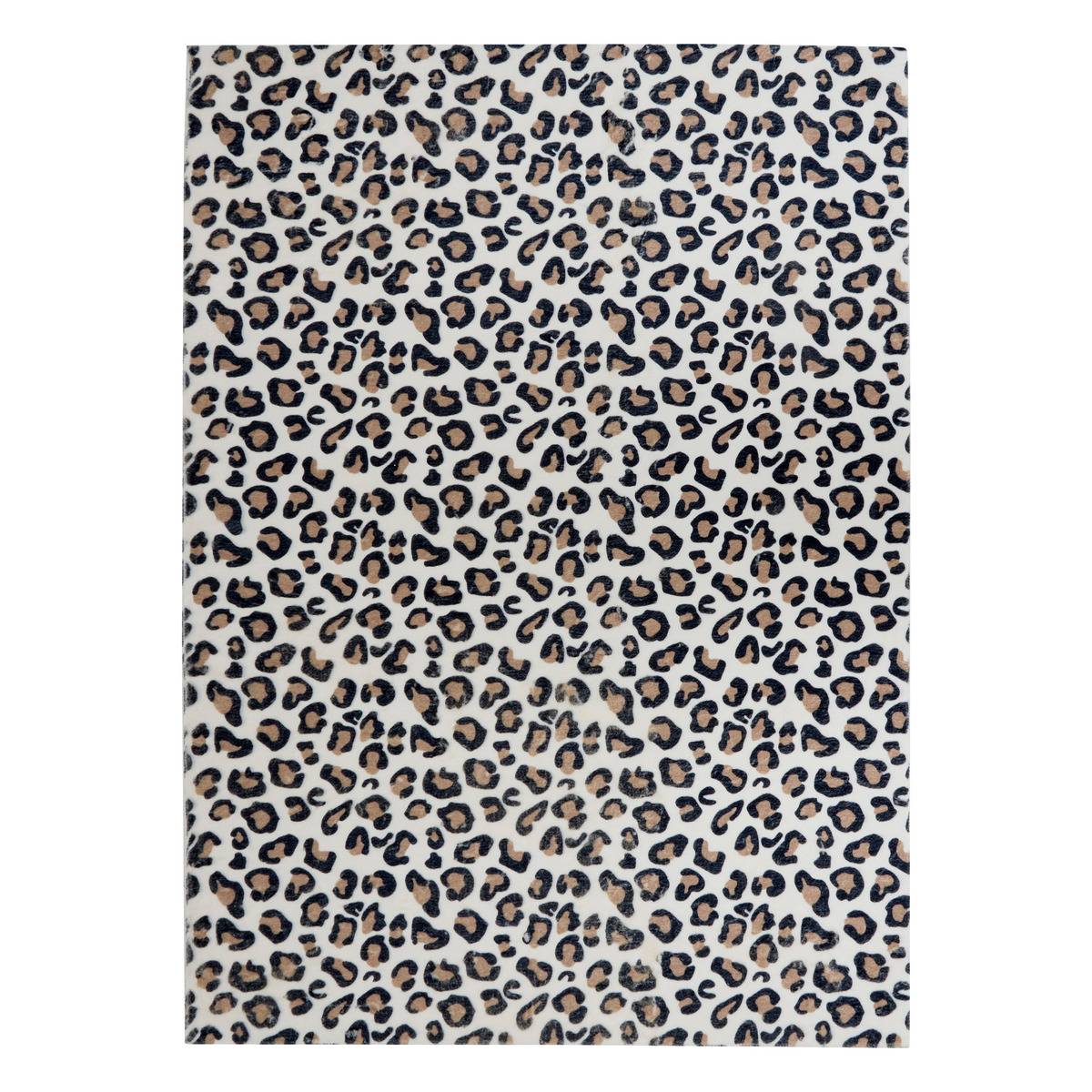 Tapis rectangulaire COUKA marron, ATMOSPHERA