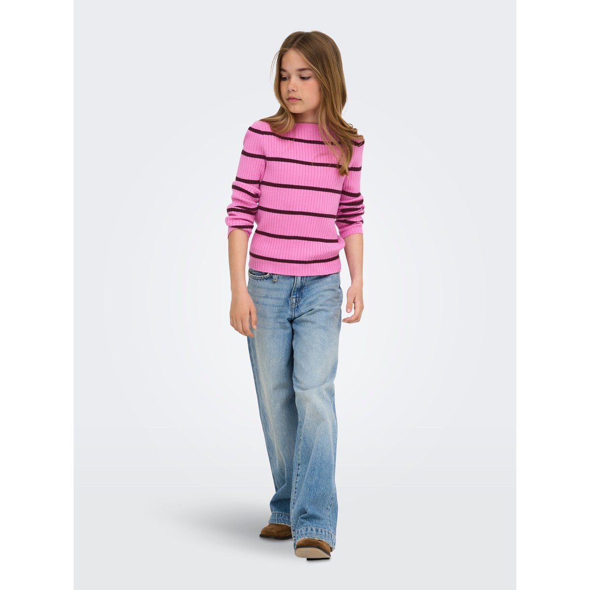 Pull En Maille cyclamen, KIDS ONLY