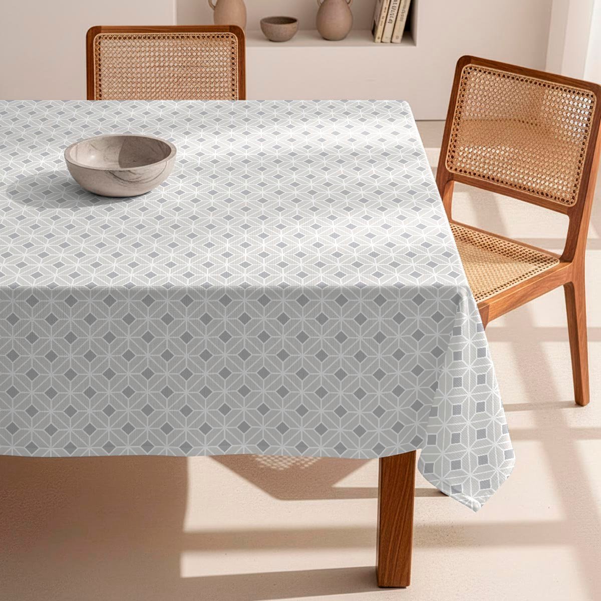 Nappe anti-taches Komet - 100% coton - gris, NAF NAF HOME