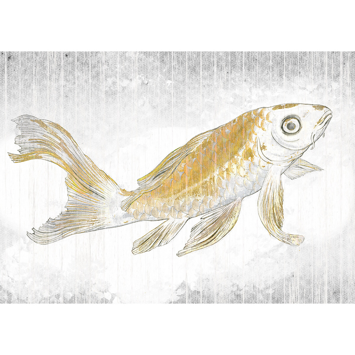 Papel de parede foto mural Golden Koi, da Interelife multicolor, INTERELIFE