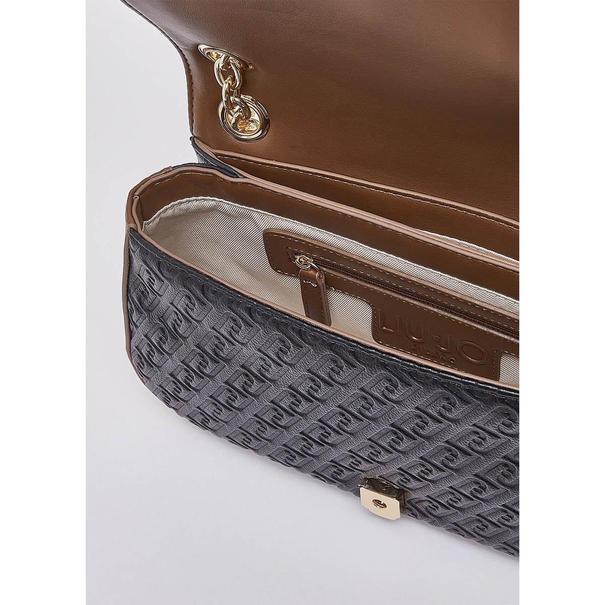Sac à bandoulière moyen noir, LIU JO
