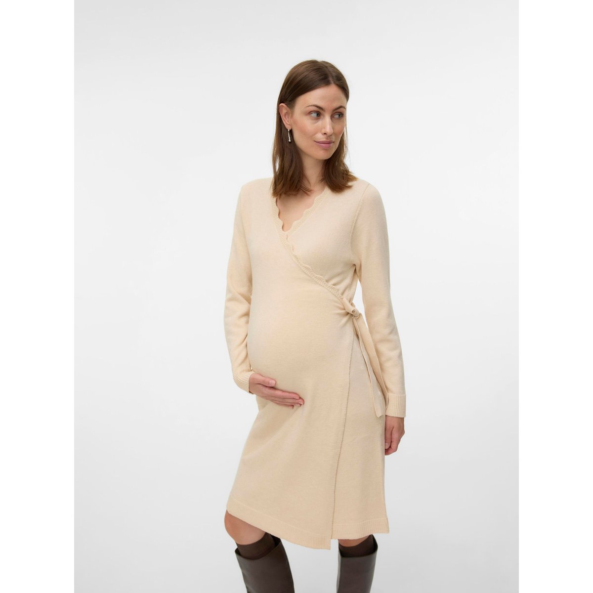 Robe En Maille birch, MAMA LICIOUS