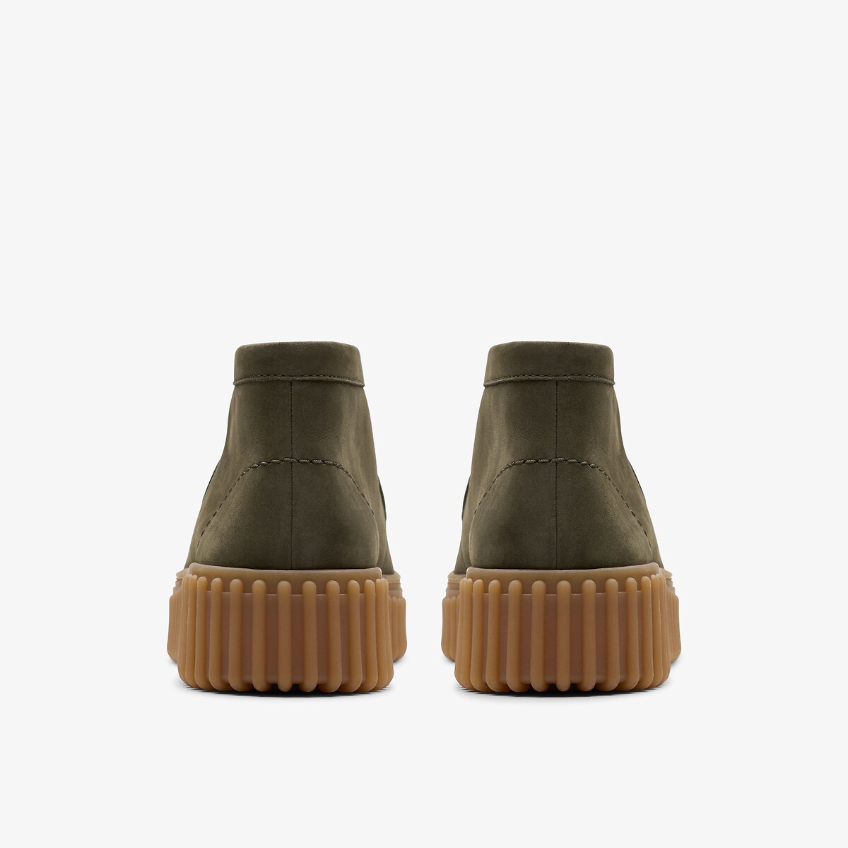 Chaussures en cuir suède TORHILL MOSS vert foncé, CLARKS