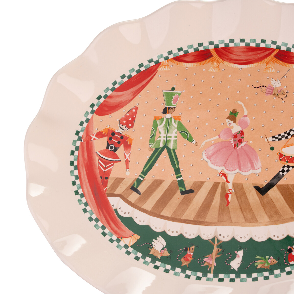 Nutcracker Oval Platter multi-coloured, CATH KIDSTON