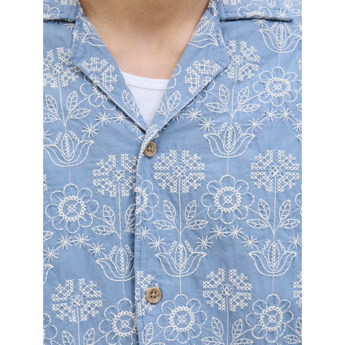 Chemise De Vacances bleue - quiet harbor 1, JACK & JONES