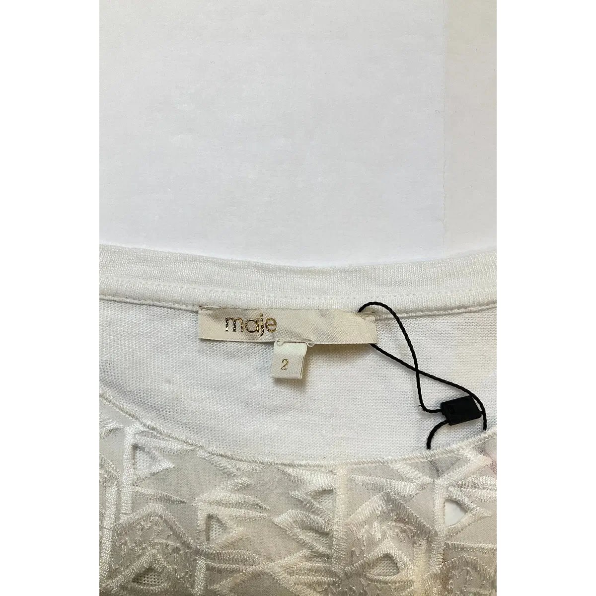 Robe - Très Bon État blanc, MAJE