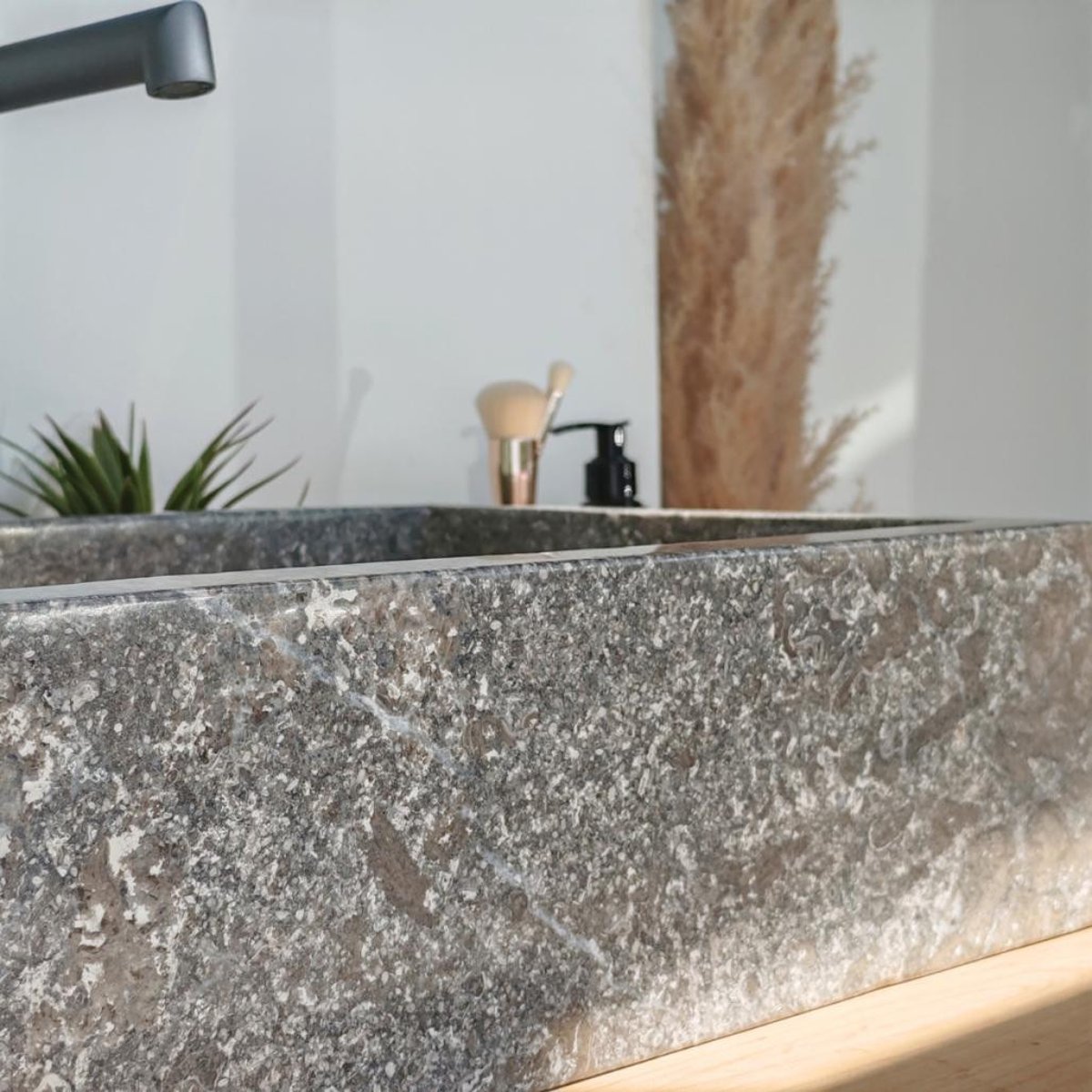 Vasque rectangle 30cm x 40 cm MILAN gris, WANDA COLLECTION