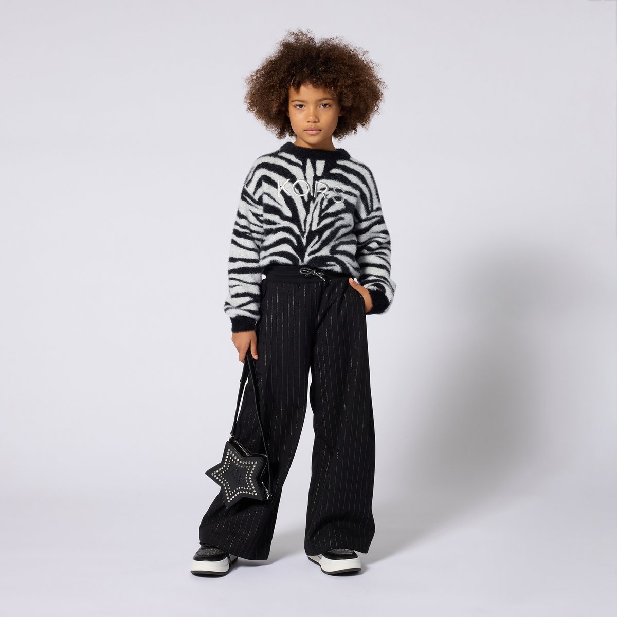 Pantalon rayé black, MICHAEL KORS