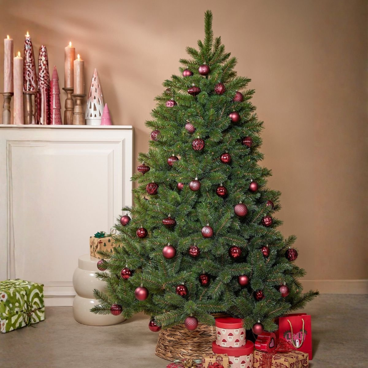 Sapin de Noël artificiel H230 cm FOREST FROSTED vert, TRIUMPH TREE