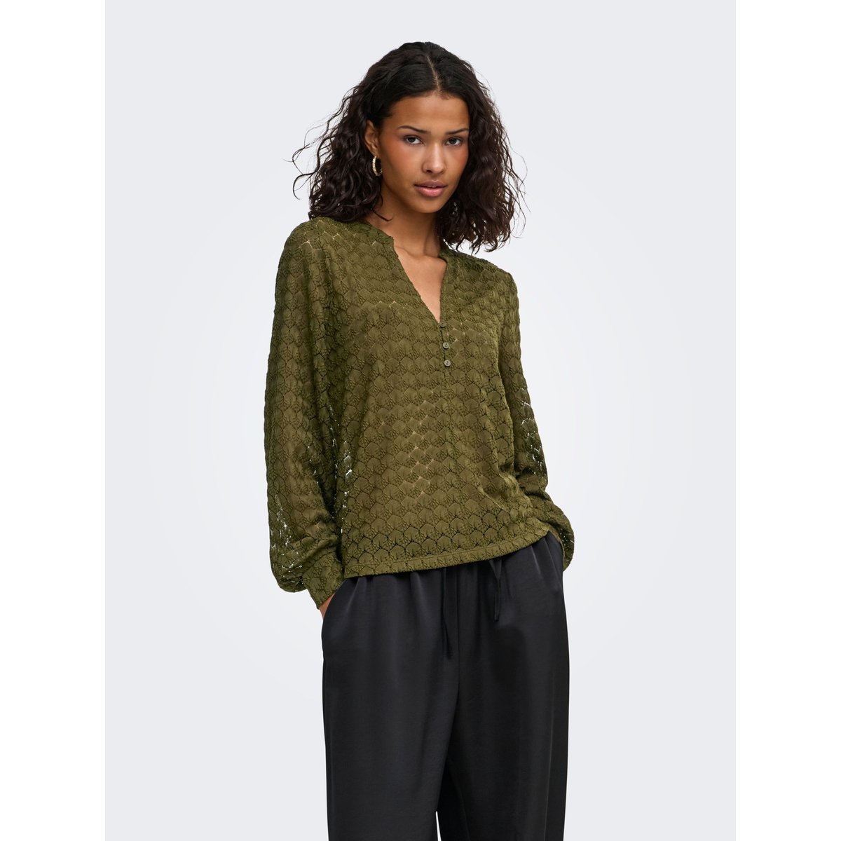 Blouse dark olive, JDY