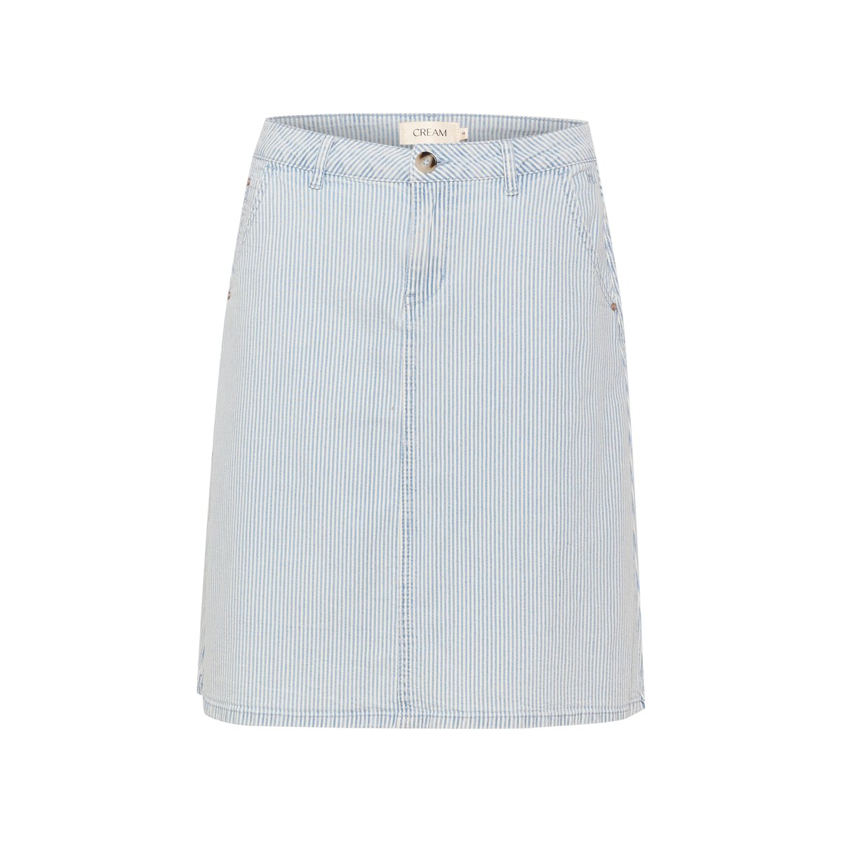 Jupe casual bleu milk boy stripe, CREAM