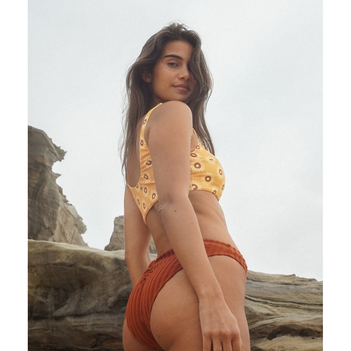 Culotte froncée jacquard MARGOT red island, OXBOW
