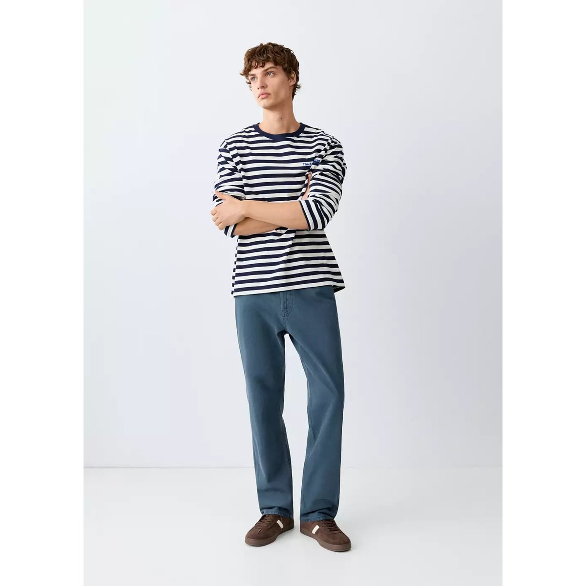 Jean regular-fit bleu, MANGO TEEN