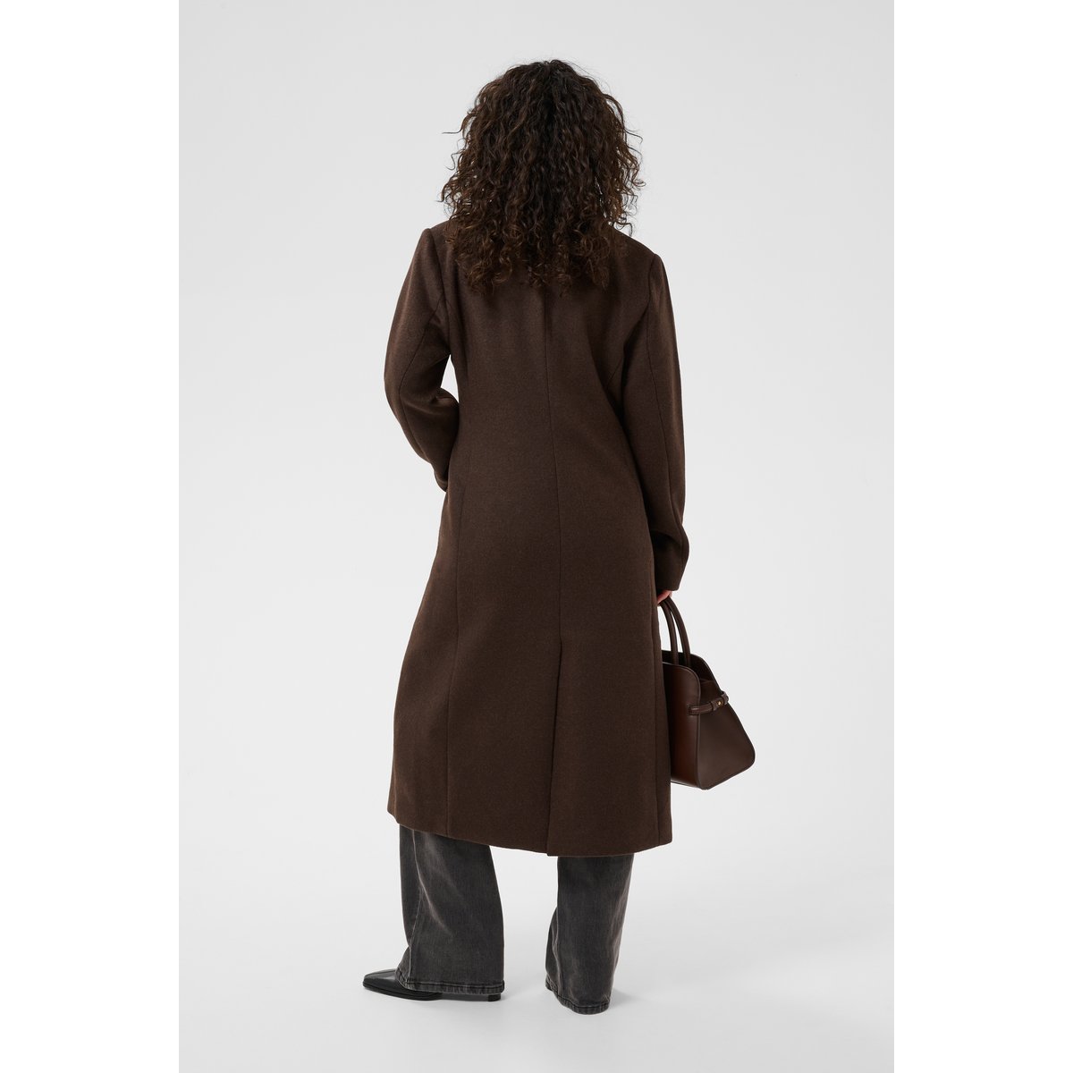 Manteau marron coffee bean, KAFFE