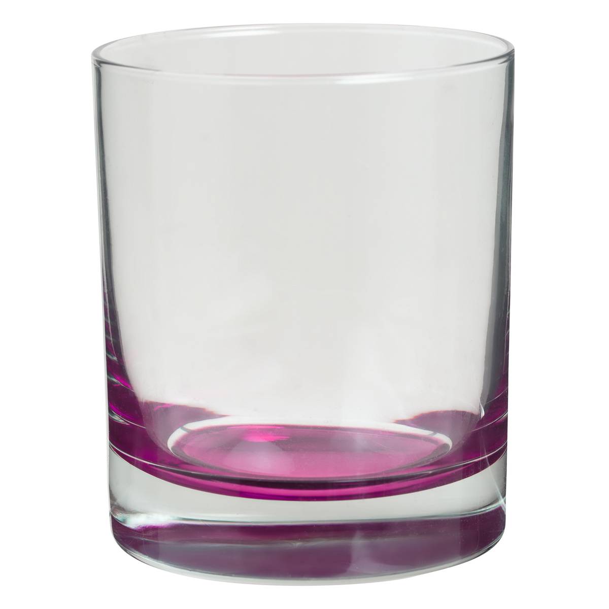 Lot de 6 verres bas en verre COLORI'EAU multicolore, SECRET DE GOURMET