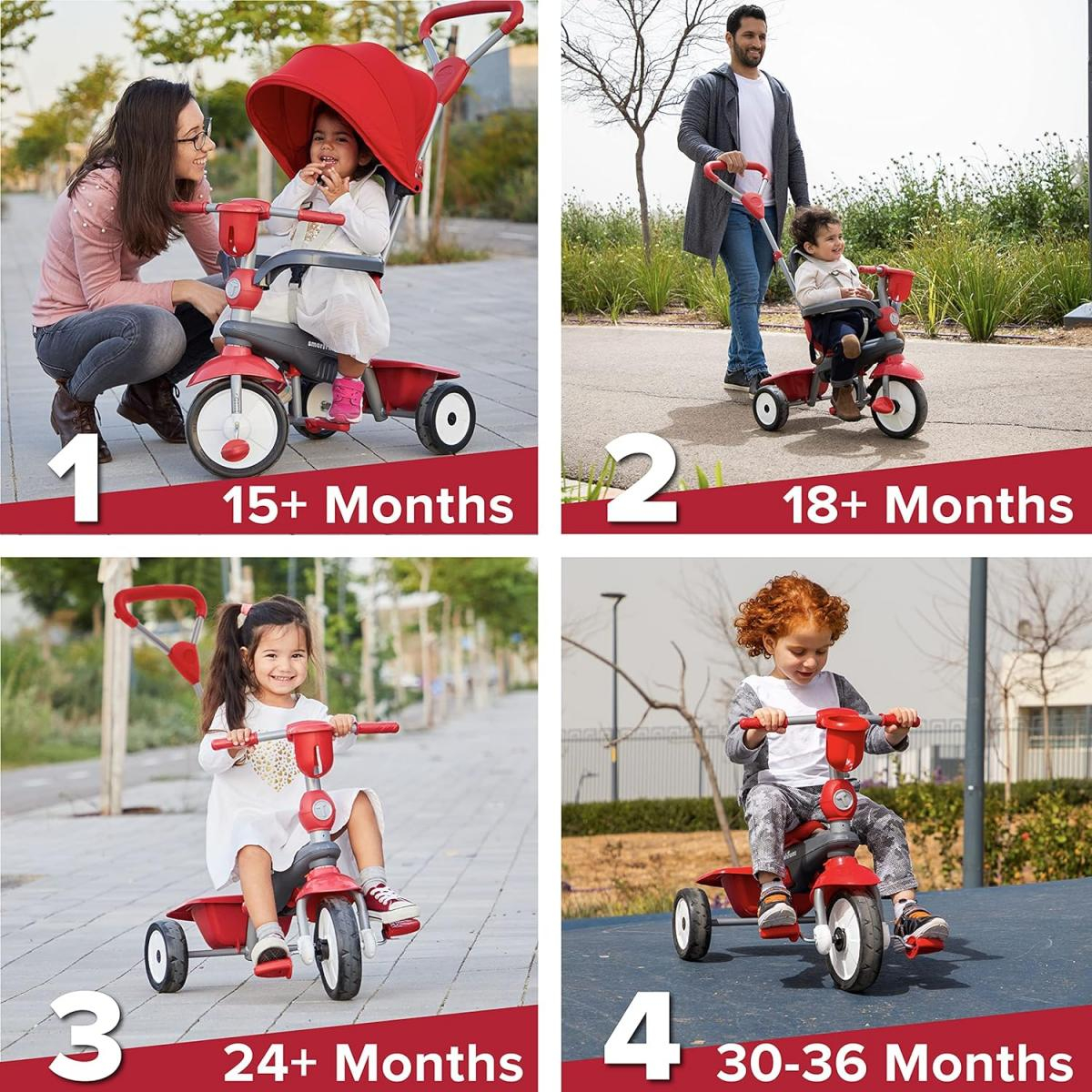 Smartrike Breeze plus -rouge rouge, SMARTRIKE