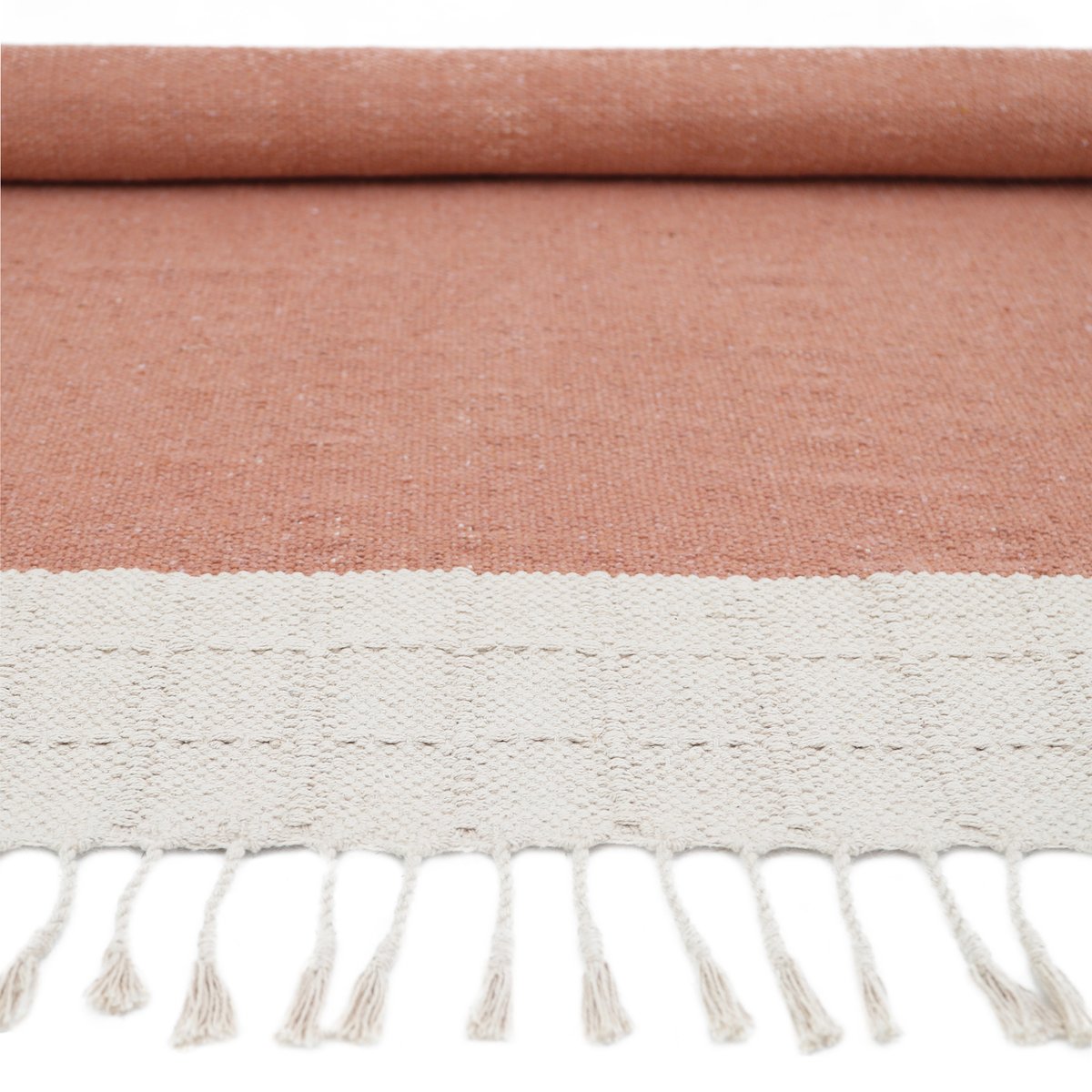 Tapis chambre coton LUCIA rose liege, NATTIOT