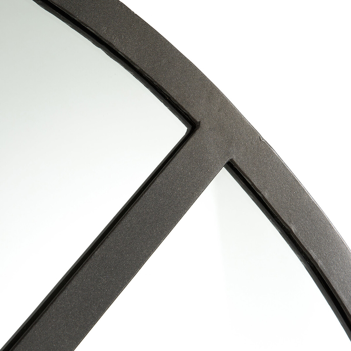 Espejo de metal industrial ventana 110x170 cm, Lenaig metal cepillado, LA REDOUTE INTERIEURS