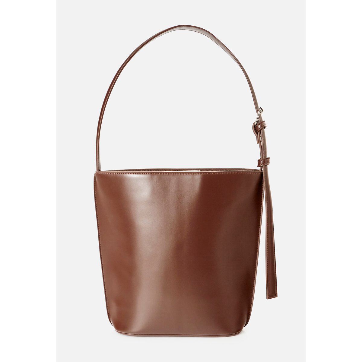 Sac forme seau marron chocolat, DAMART
