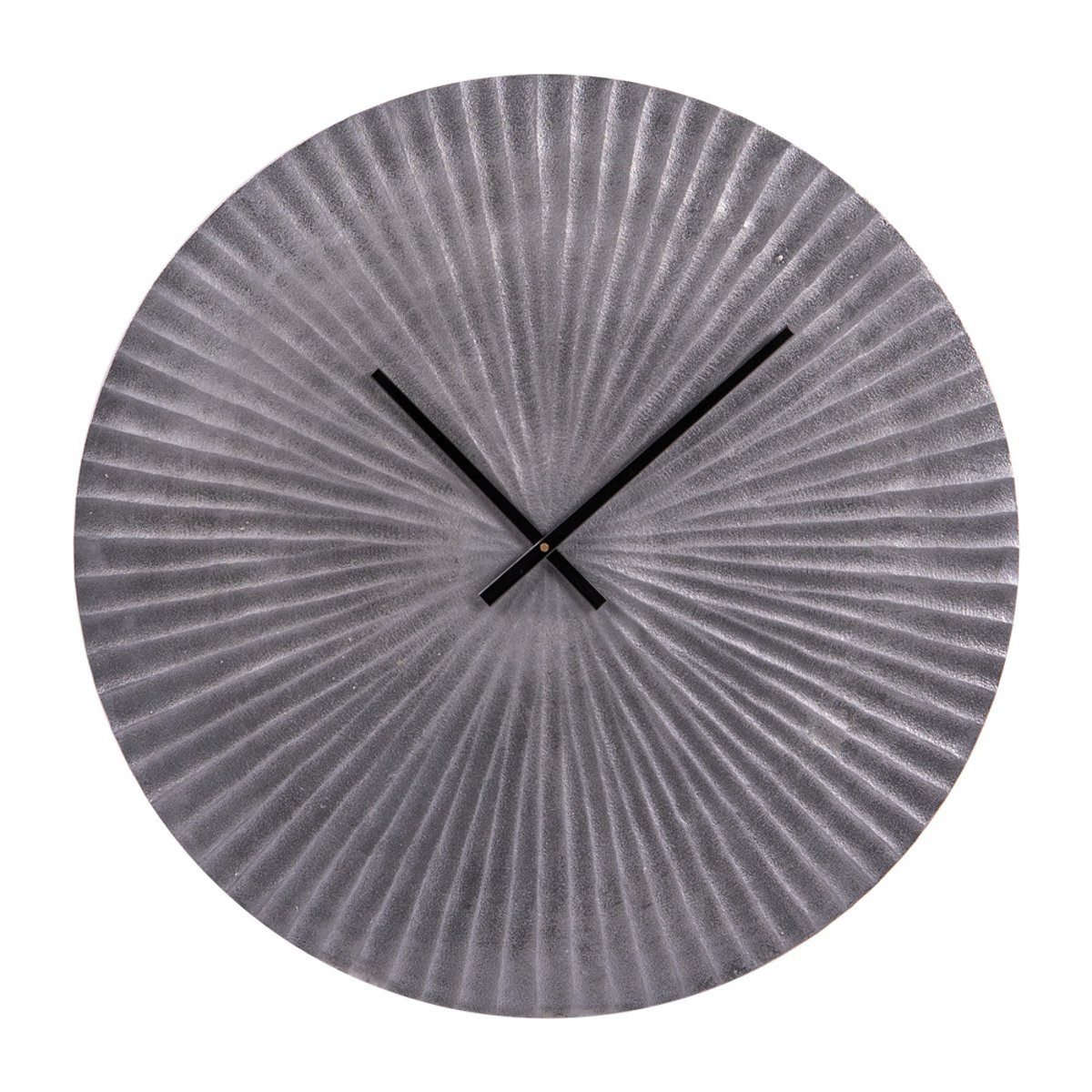 Horloge en métal soleil argent 59 cm - HORLOGE argent / métallique, TABLE PASSION