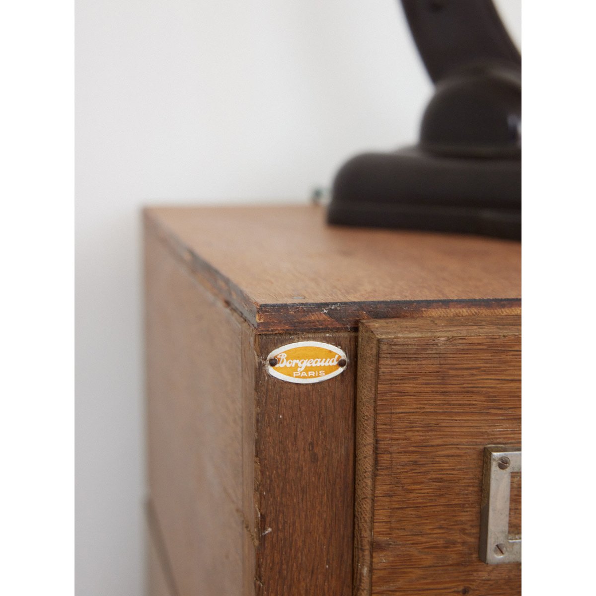 Meuble de classement en bois Fernand N°487 - Bon état bois foncé, DEBONGOUT