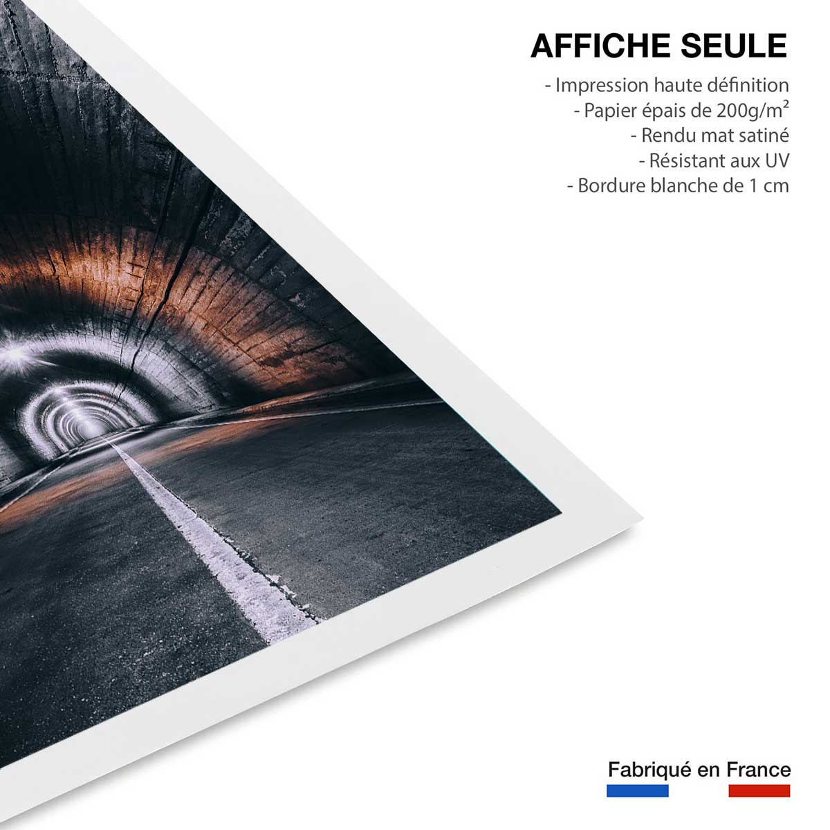 Affiche urbaine get lost somewhere affiche seule, HEXOA