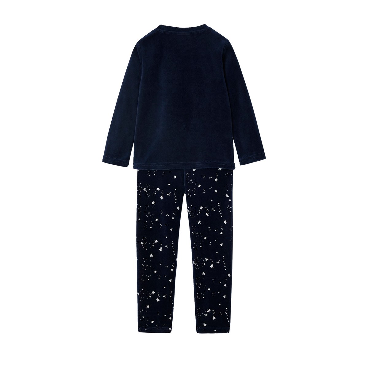 Pyjama Disney Lilo et Stitch en velours marine, VERTBAUDET