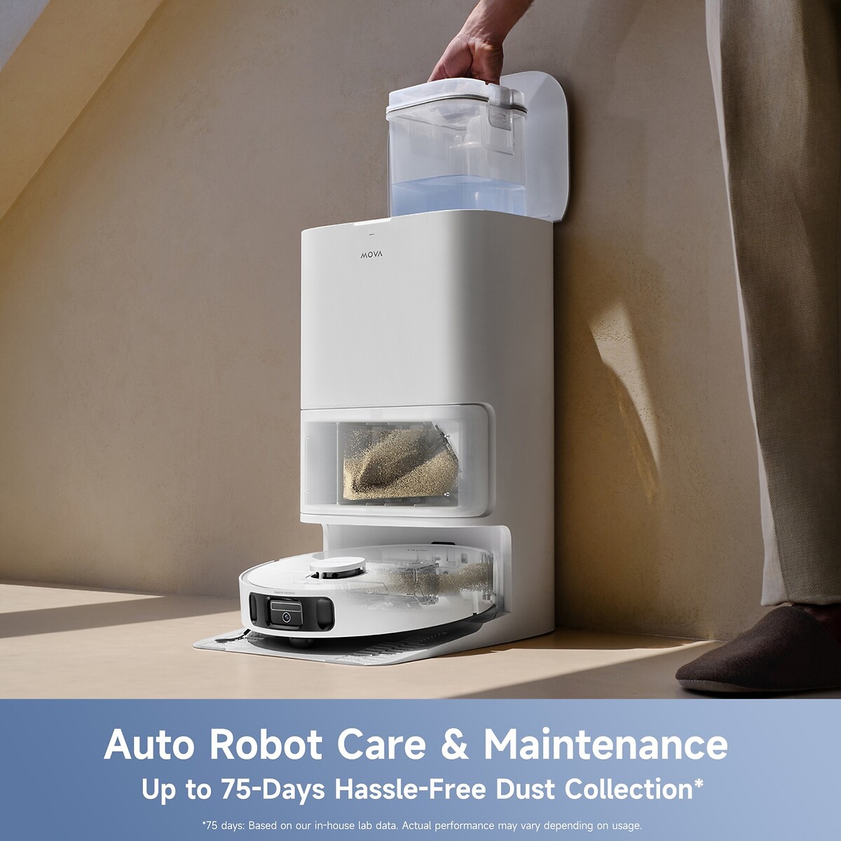 E40 Ultra Robot Vacuum Cleaner - RLE21SE white, MOVA