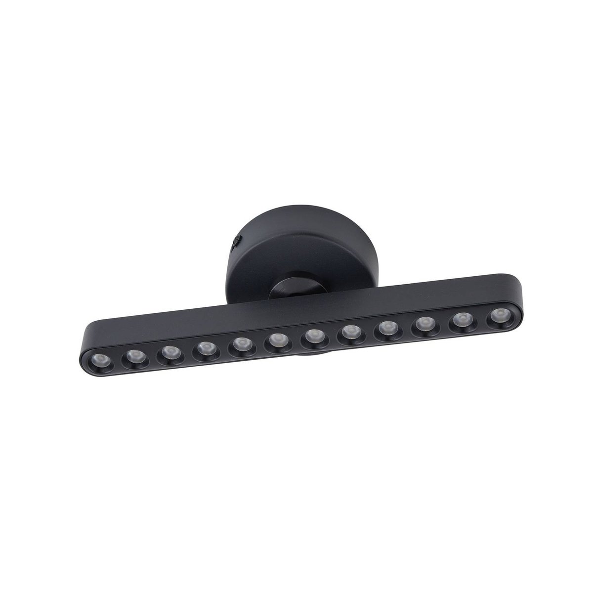 Plafonnier en métal moderneLED, Eldrin noir, LINDBY