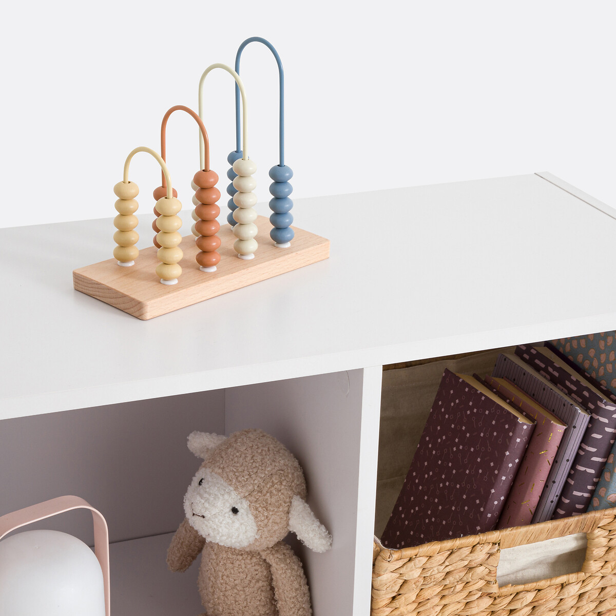 Meuble de rangement 4 cases, Diny blanc, LA REDOUTE INTERIEURS