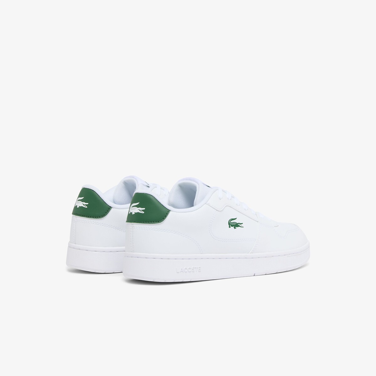 Niedrige Sneakers COURT ACE weiss/grün, LACOSTE