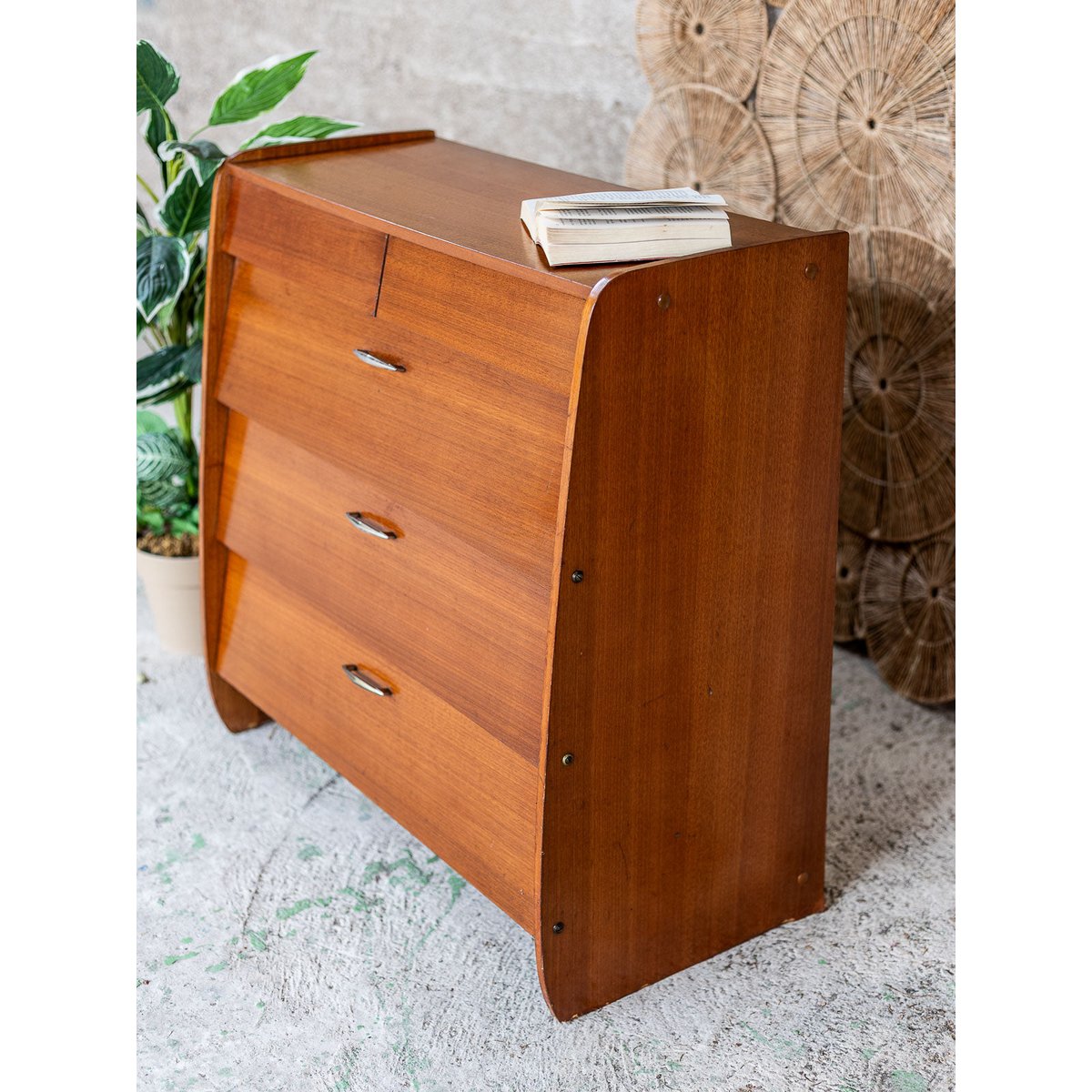 Buffet en bois Gustave N°1645 - Bon état argenté, DEBONGOUT