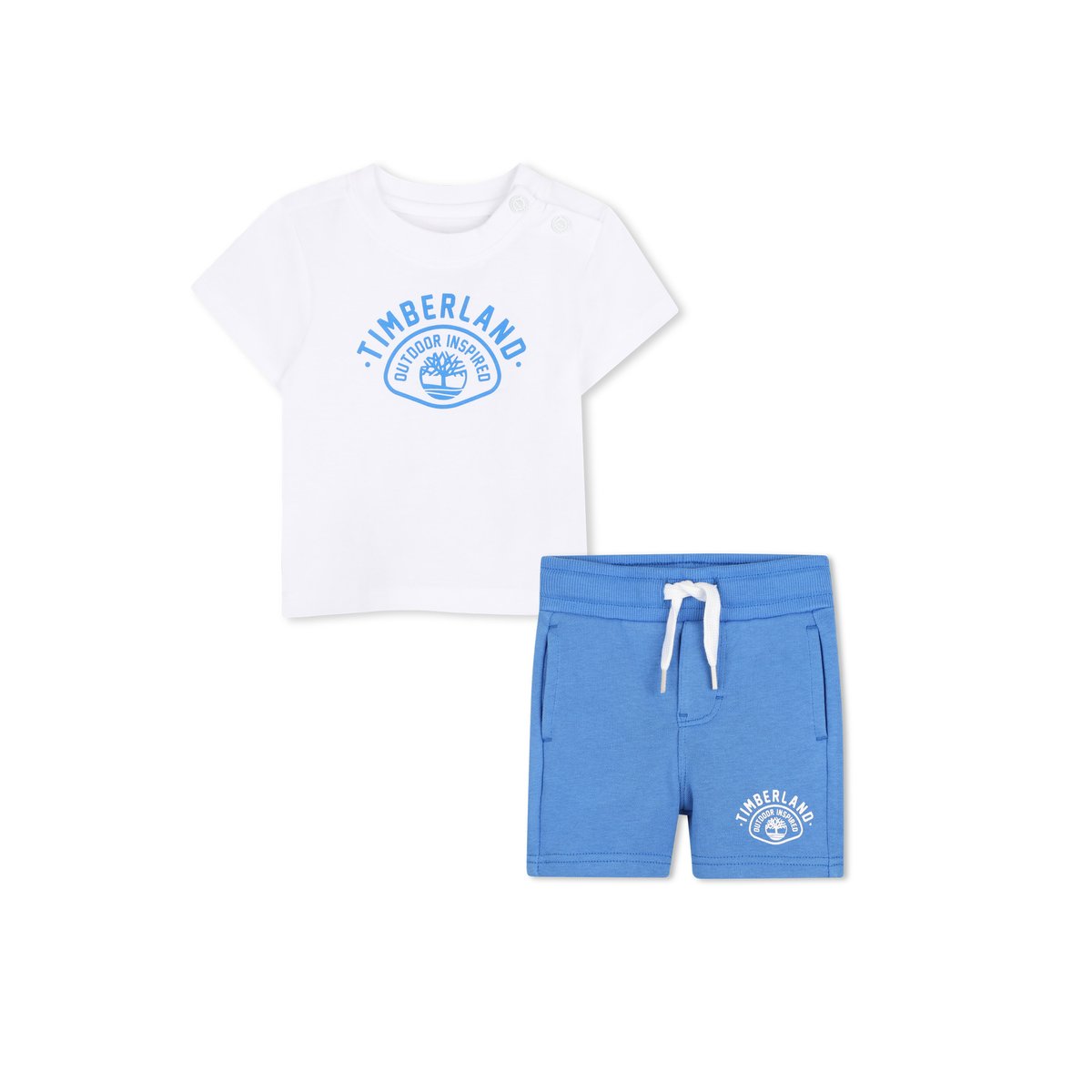 Ensemble t-shirt et short blanc, TIMBERLAND