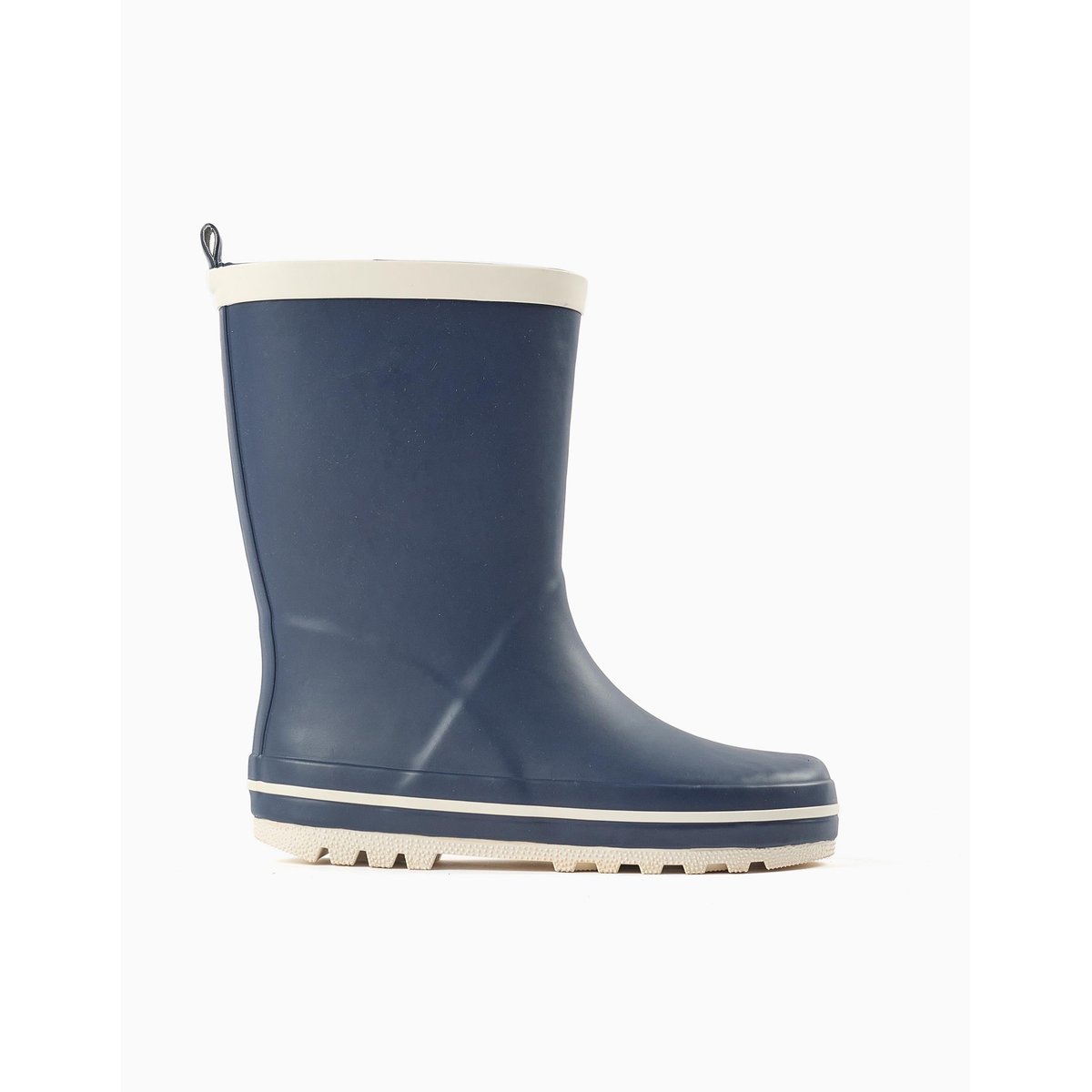 Bottes de pluie en caoutchouc avec semelle antidérapante bleu, ZIPPY