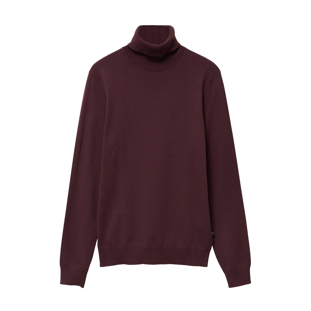 Pull droit court manches longues bordeaux, BONOBO