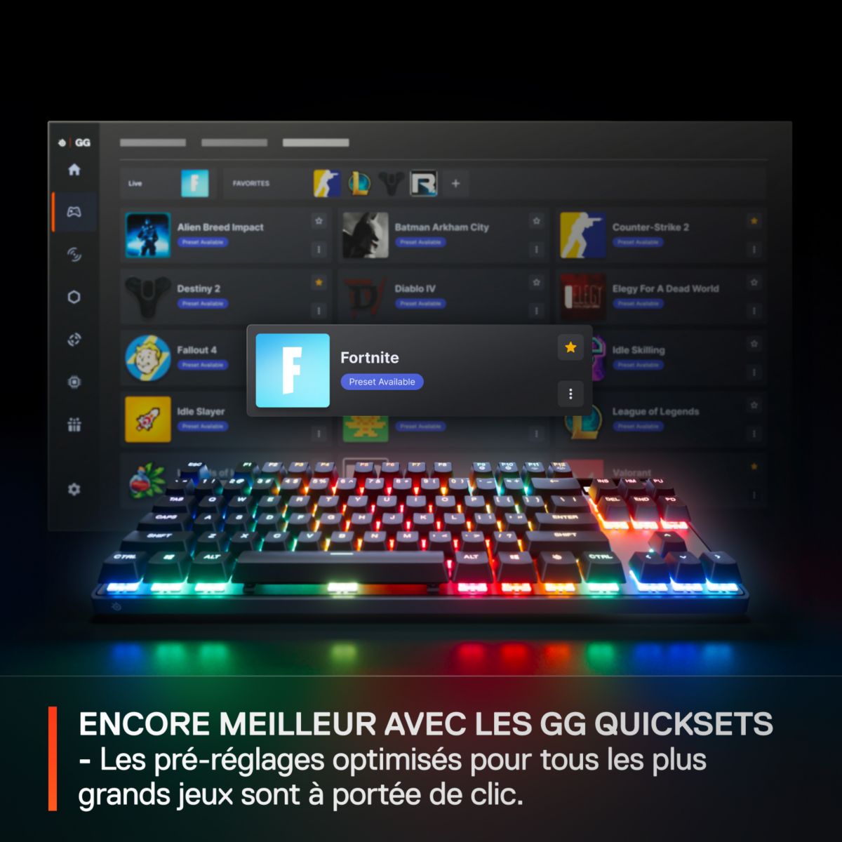 Clavier gamer sans fil APEX PRO TKL WL Gen 3 - FR couleur unique, STEELSERIES