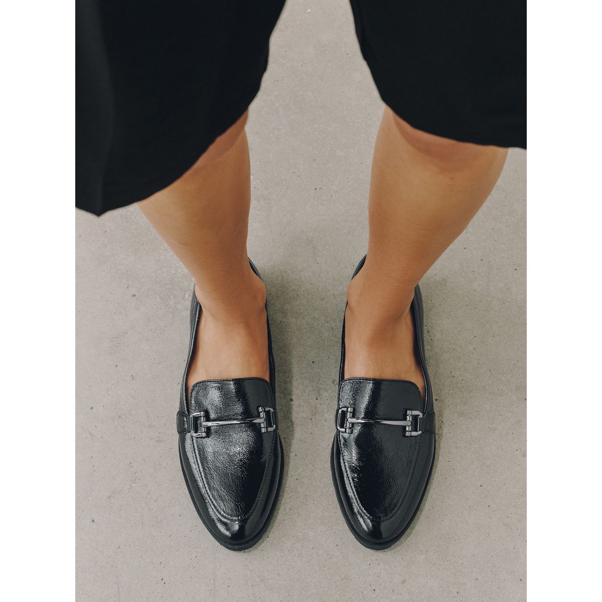Mocassins à détails métalliques noir, NEXT