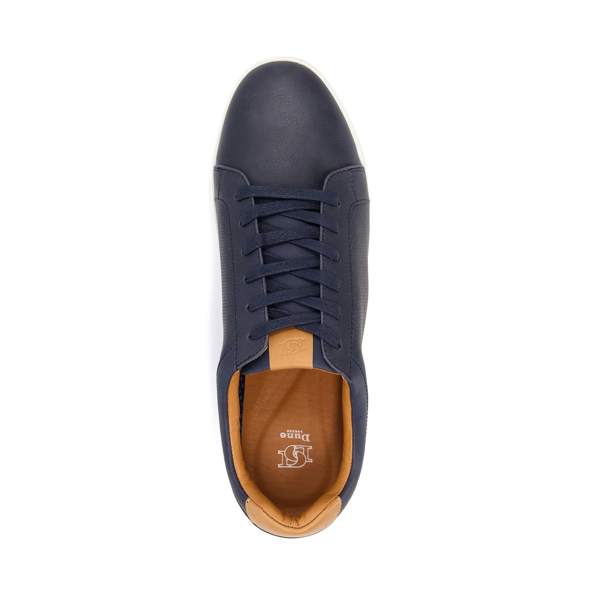 Baskets à lacets avec détails perforés - TEZZY navy-synthetic, DUNE LONDON
