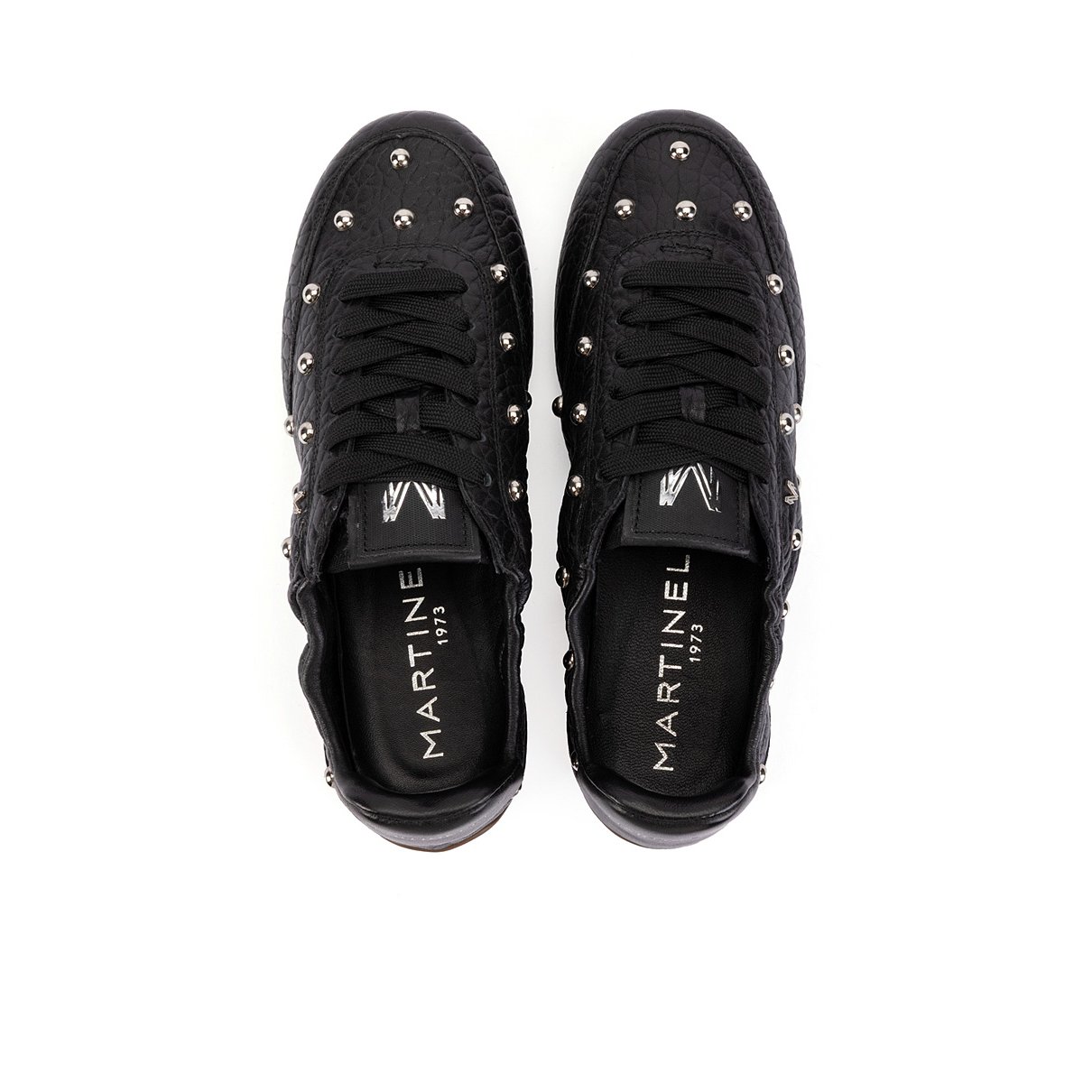 Baskets cuir Bellechase black, MARTINELLI